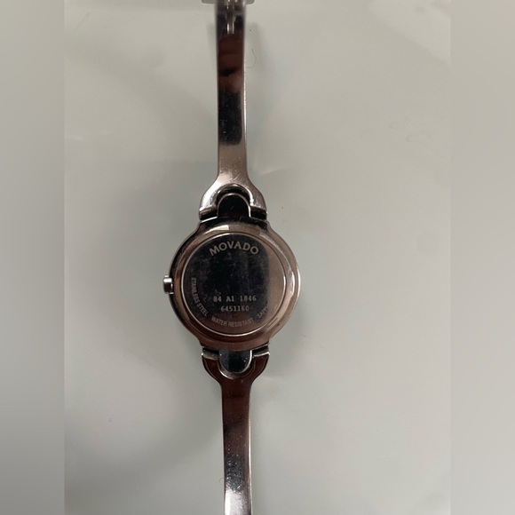 Movado Women's 605247 Kara Stainless-Steel Bangle Bracelet Watch - Picture 4 of 4